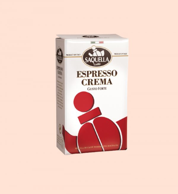 Saquella Espresso Crema gemahlen 250g
